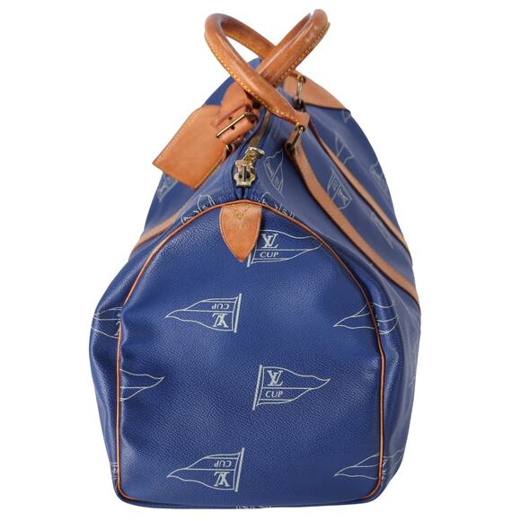 Louis Vuitton Keepall 45 America's Cup Boston Bag M80014 San Diego Blue - Picture 2 of 9